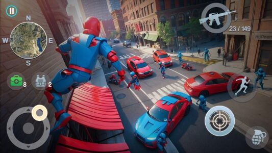 Screenshot Spider Rope Hero Crime City Mod APK