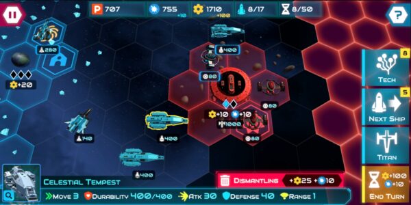 Screenshot Starship Battle Titan Mod APK