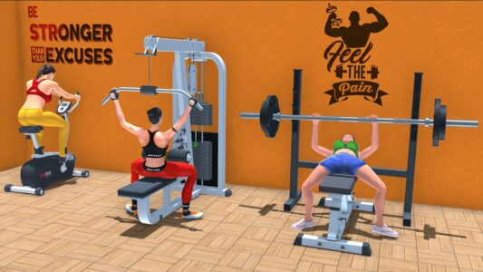 Screenshot My Gym Simulator Fitness Store Mod APK