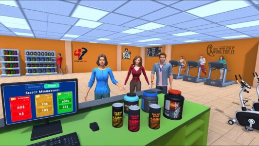 Screenshot My Gym Simulator Fitness Store Mod APK