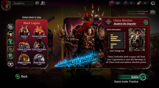 Screenshot Warhammer 40000: Warpforge Mod APK