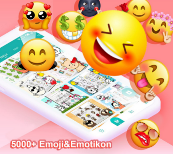 Screenshot Kika Keyboard-AI Emojis、Themes Mod APK