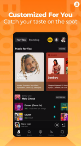 Screenshot Boomplay: Music & Live Stream Mod APK