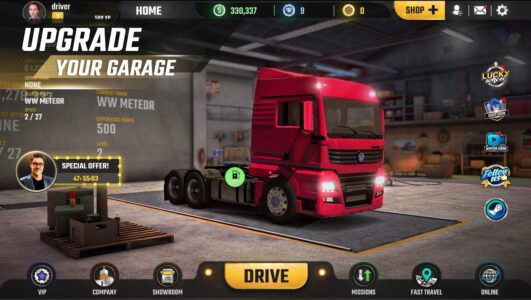 Screenshot Truck Simulator World Mod APK