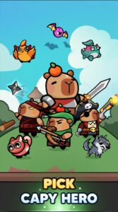 Screenshot Capybara Survivor: Idle Battle Mod APK