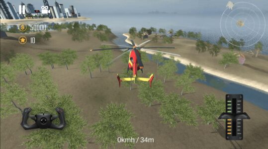 Screenshot Helicopter Simulator 3D Mod APK