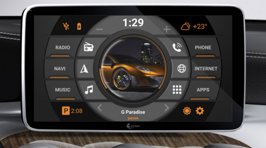 Screenshot AGAMA Car Launcher Mod APK