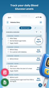 Screenshot Diabetes Diary - Blood Glucose Mod APK