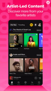 Screenshot Boomplay: Music & Live Stream Mod APK