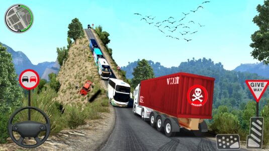 Screenshot Truck Simulator : Death Road 2 Mod APK