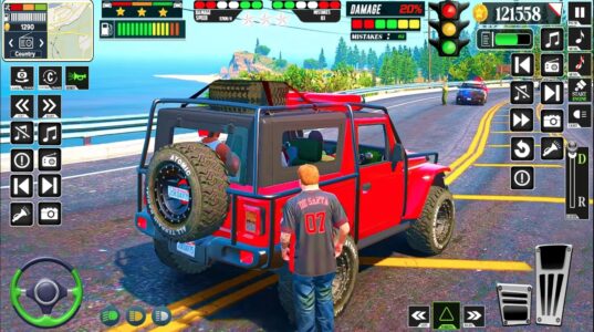 Screenshot Jeep Driving Thar Game Offroad Mod APK