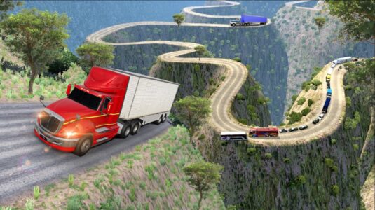 Screenshot Truck Simulator : Death Road 2 Mod APK