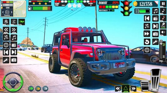 Screenshot Jeep Driving Thar Game Offroad Mod APK