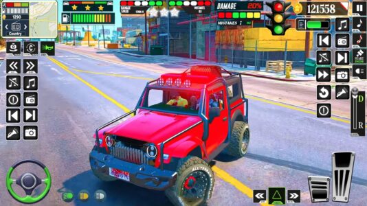 Screenshot Jeep Driving Thar Game Offroad Mod APK