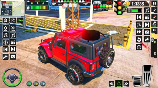 Screenshot Jeep Driving Thar Game Offroad Mod APK