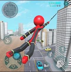 Download Rope Hero Spider Stickman War Mod Apk v1.1.2 (No Ads) Latest 2025