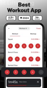 Screenshot StrongLifts Weight Lifting Log Mod APK