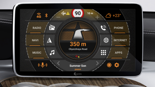 Screenshot AGAMA Car Launcher Mod APK