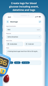Screenshot Diabetes Diary - Blood Glucose Mod APK