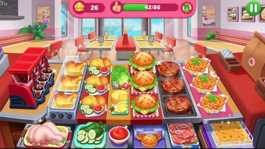 Screenshot Crazy Cooking Diner: Chef Game Mod APK