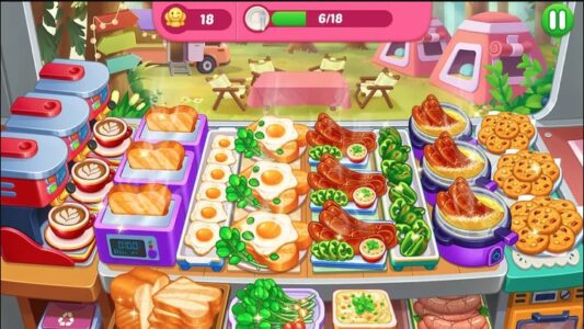 Screenshot Crazy Cooking Diner: Chef Game Mod APK