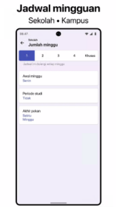 Screenshot Smart Timetable Mod APK