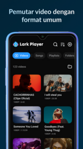 Screenshot Lark Player Mod APK