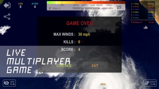 Screenshot Hurricane.io Mod APK