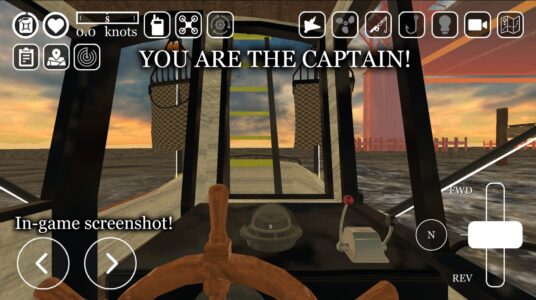 Screenshot Ship Simulator Fishing Game Mod APK