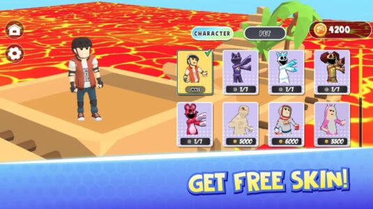 Screenshot Floor is Lava: Parkour Race Mod APK