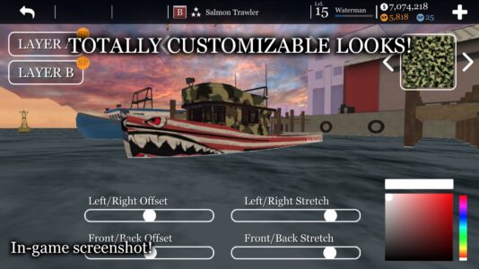 Screenshot Ship Simulator Fishing Game Mod APK