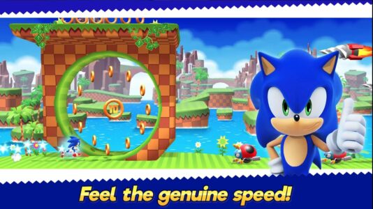 Screenshot Sonic Runners Adventure game Mod APK