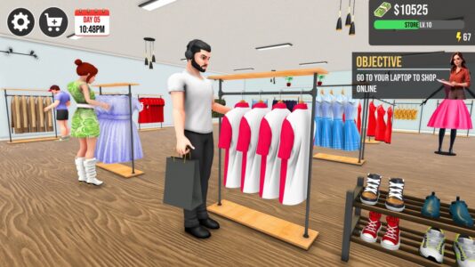 Screenshot My Clothing Store Simulator 3d Mod APK