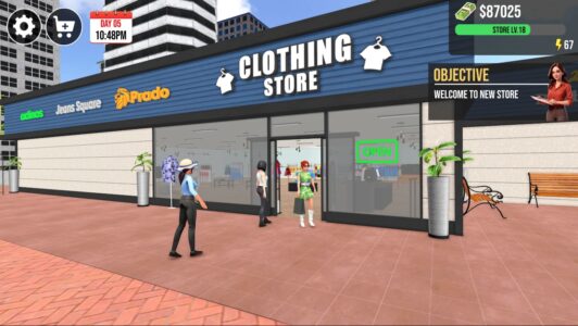 Screenshot My Clothing Store Simulator 3d Mod APK