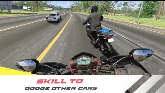 Screenshot Traffic Bike Rush Driving City Mod APK