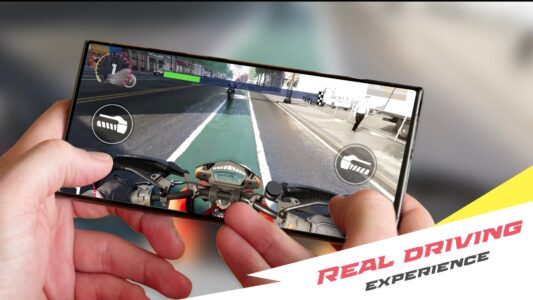 Screenshot Traffic Bike Rush Driving City Mod APK