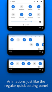 Screenshot Bottom Quick Settings Mod APK