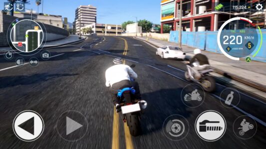 Screenshot Real Moto Driving Racing World Mod APK