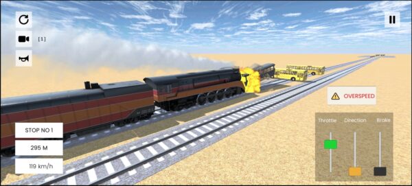 Screenshot Vintage Steam Train Sim Pro Mod APK