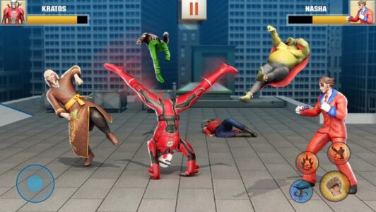 Screenshot Ninja Superhero Fighting Games: Shadow Last Fight Mod APK