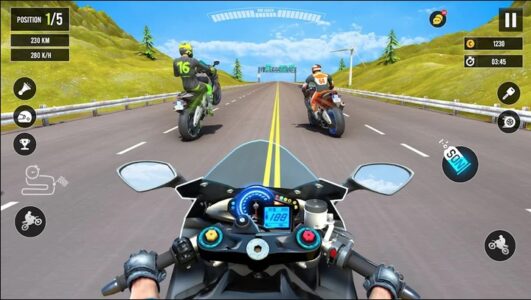 Screenshot Moto racing Master game Mod APK