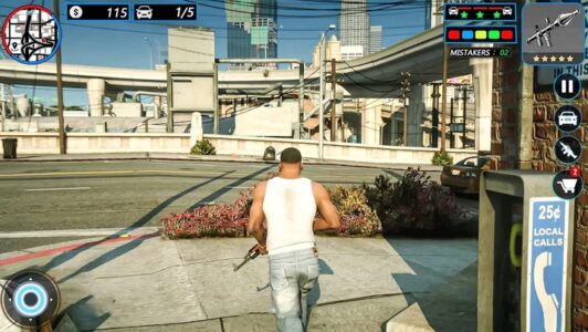 Screenshot Gangster City Vegas Crime Game Mod APK