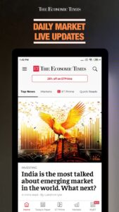 Screenshot Economic Times : Business News Mod APK