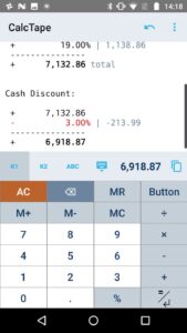 Screenshot CalcTape Calculator with Tape Mod APK