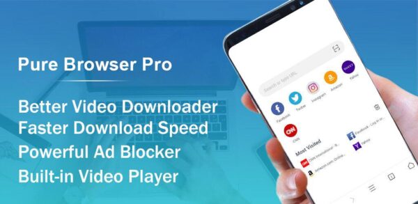 Screenshot Pure Browser Pro-Ad Blocker Mod APK