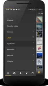 Screenshot Music Player Mezzo Mod APK