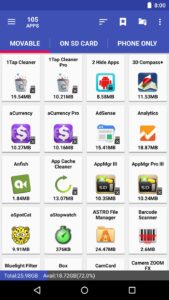 Screenshot AppMgr Pro III (App 2 SD) Mod APK