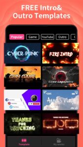 Screenshot Intro Maker -video intro outro Mod APK