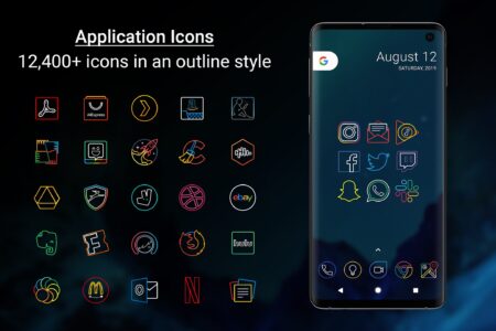 Screenshot Outline Icons - Icon Pack Mod APK