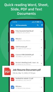 Screenshot Document Reader: PDF Mod APK